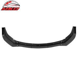 Lèvre de pare-chocs avant compatible avec Dodge Charger 2020-2023 Widebody IKON V1, effet fibre de carbone, 3 pièces, pièces auto de haute qualité, kit carrosserie - Product Image 5