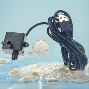 ปั๊มน้ำจุ่มใต้น้ำขนาดเล็ก Angte 5V USB แบบแรงเหวี่ยง สำหรับตู้ปลา เงียบพิเศษ รูปทรงสี่เหลี่ยม ช่องจ่ายน้ำขนาด 6 มม. - Product Image 2