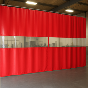 Rideaux en PVC pour soudage, murs-rideaux en PVC, <span class=keywords><strong>peinture</strong></span> et cabine de <span class=keywords><strong>peinture</strong></span>, rideaux en PVC anti-éclaboussures - Product Image 2