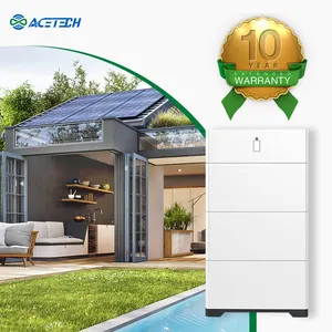 Pengontrol daya baterai surya dapat ditumpuk pasar Eu baterai Lifepo4 baterai 7000 siklus baterai 37Ah 512V 19kW sistem energi surya