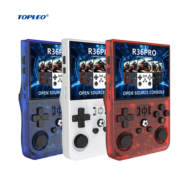 Topleo Emulator Handheld Game Console Retro Video Best R36 Max Pro Mini Handheld Game Console Handheld Game Players