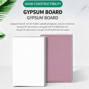Plaque de plâtre moderne en gypse à <span class=keywords><strong>prix</strong></span> d'usine, résistante à l'humidité pour maisons, appartements et villas - Product Image 4