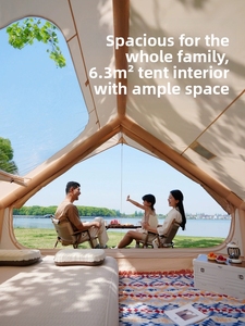 Tente de camping gonflable de luxe <span class=keywords><strong>Tuki</strong></span> de 6,3 mètres carrés, Oxford, imperméable, portable, facile à installer, pour 2-3 personnes, utilisation estivale - Product Image 5