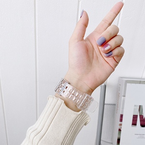 Boîtier de montre universel en TPU de couleur claire avec bracelet de montre adapté à <span class=keywords><strong>Huawei</strong></span> <span class=keywords><strong>Band</strong></span> <span class=keywords><strong>6</strong></span> <span class=keywords><strong>7</strong></span> 8 9 10 - Product Image 3