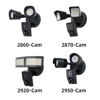 Avec alarme sirène détecteur de mouvement éclairage de sécurité pour lampe murale de jardin