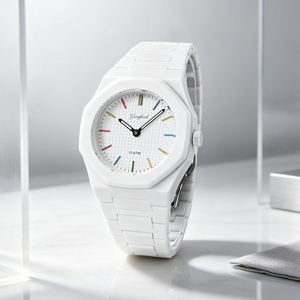 Reloj de Pulsera con Caja y Correa de ABS Directo de Fábrica, Resistente al Agua 100M, Movimiento de Cuarzo Japonés 2035, Logotipo Personalizado - Product Image 5