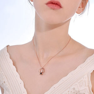 Collar con Colgante de Corazón Chapado <span class=keywords><strong>en</strong></span> Oro Rosa, Proyección de 100 <span class=keywords><strong>Idiomas</strong></span> <span class=keywords><strong>Te</strong></span> Amo, Medallón con Foto Personalizada, Regalo para Ella - Product Image 5