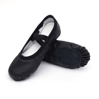 Vente en gros de chaussures acrobatiques à semelle souple pour enfants en cuir PU chaussures de danse à griffes de chat pour femmes chaussures de danse de classement de performance