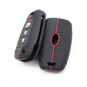 Housse de clé de voiture en silicone à texture nid d'abeille personnalisable, protection de porte-clés avec logo personnalisé, vente en gros pour clé <span class=keywords><strong>Hyundai</strong></span> - Product Image 2