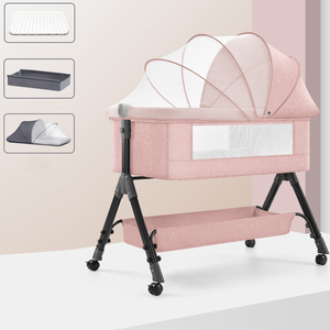 Multifunctional Baby Crib Foldable Mosquito <b>Net</b> <b>Bed</b> with Movable Diaper Changing Table Babi Game <b>Bed</b> - Product Image 4