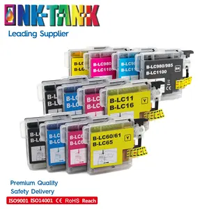 INK-TANK LC11 LC16 LC61 LC60 LC65 LC38 LC 39 LC 61 980 1100 LC-985 Compatible InkJet Ink Cartridge for Brother Printer