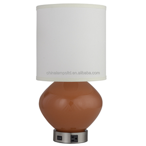Lámpara de Mesa con Pantalla de Tela de Lino y Acabado de Níquel, Certificación UL CE, Recargable, Bombillas Incandescentes, para el Mercado de EE. UU., Reino Unido y Medio Oriente - Product Image 5