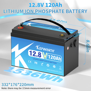 แบตเตอรี่ Lifepo4 12.8V 12V 50Ah 100Ah 200Ah 300Ah 400Ah ลิเธียมไอรอนฟอสเฟต สำหรับระบบโซลาร์เซลล์/รถบ้าน/เรือ/รถกอล์ฟ - Product Image 3