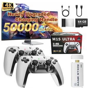 <span class=keywords><strong>Console</strong></span> de jeu rétro ZongX M15ultra 64G/128G, stick de jeu 4K HD, plus de 50 000 jeux et 28 émulateurs avec deux manettes sans fil 2.4G - Product Image 1