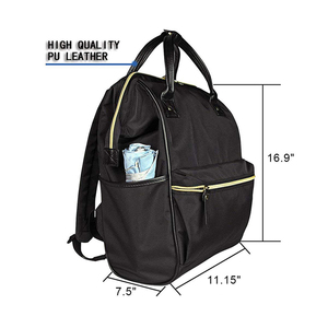 Sac à dos imperméable multi-usages Sac à couches pour bébé avec <span class=keywords><strong>port</strong></span> de chargement USB Sac à langer pour maman Sac à dos - Product Image 2