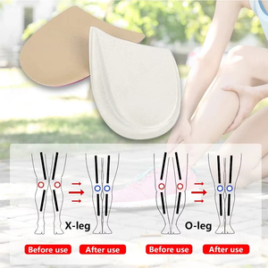 Semelles orthopédiques pour correction des jambes en O/X, cale de talon médiale et latérale, coussinets de chaussures en silicone, inserts correcteurs unisexes - Product Image 5