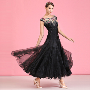 Vendita calda moda di alta qualità a buon mercato Performance da competizione di danza abbigliamento <span class=keywords><strong>abiti</strong></span> da sala da <span class=keywords><strong>ballo</strong></span> per le donne - Product Image 4