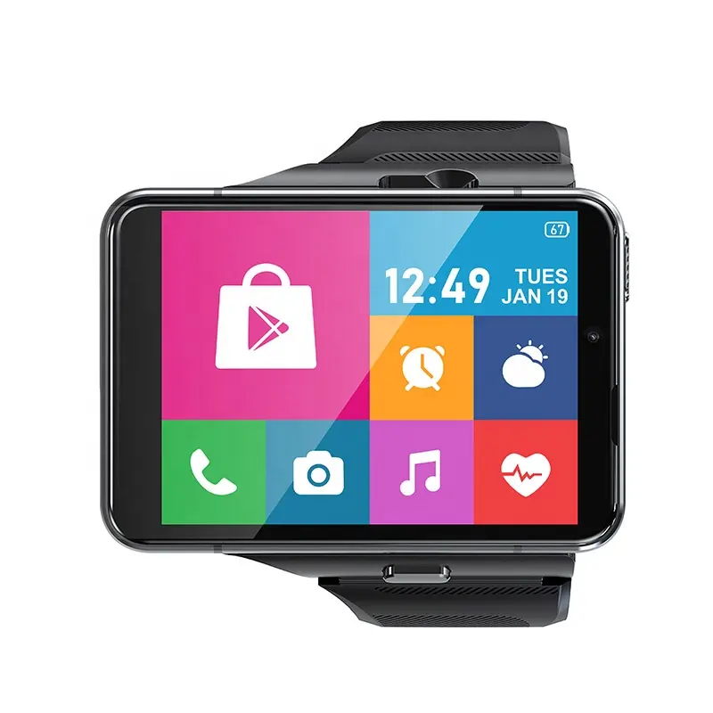 UNIWA DM200 Android Smartwatch with 2.88" IPS Touch Screen 5MP/13MP Camera 4G LTE and Video Call Capability