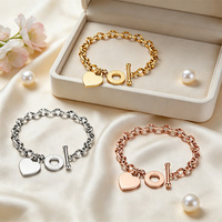 Pulsera de Cadena de Acero de Titanio con Entrega Rápida, Personalizada, Moderna, Elegante, Creativa