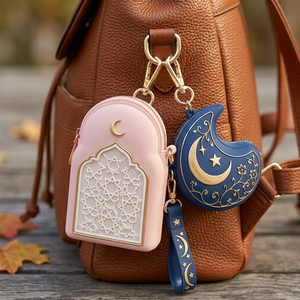 Portamonete in Silicone 3D a Forma di Animale Islamico (Cammello, Falco, Melograno, Palma) con Cerniera <span class=keywords><strong>e</strong></span> Portachiavi, Logo Personalizzato OEM, Mini Portafoglio Regalo - Product Image 2