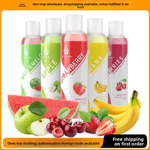 Productos al por Mayor, Lubricante Íntimo Comestible a Base de Agua con Sabor a 5 Frutas, Lubricante para Adultos, Crema/Gel para Masajes Corporales/Otros Juguetes <span class=keywords><strong>Sexuales</strong></span> - Product Image 1