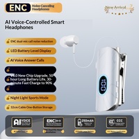 Casque de Revers OEM K93 à Double Micro avec Réduction de Bruit ENC pour Chipset Zhongke Lanxun 6.0, Contrôle Vocal IA et Affichage Numérique RGB
