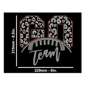 Patch thermocollant en strass Love <span class=keywords><strong>My</strong></span> Dod : Motif éventail scintillant - Product Image 5