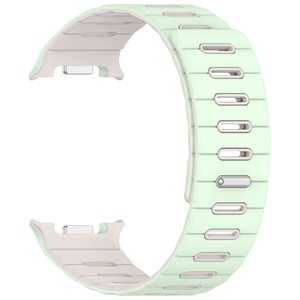 Bracelet de montre magnétique en silicone bicolore Upro pour Samsung Galaxy Watch 9/8, bracelet de remplacement sport réglable - Product Image 5