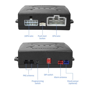 Sistema de Alarma para Auto EASYGUARD EC003-V-NS PKE con Botón de Encendido y Arranque Remoto del Motor, Compatible con Autos Universales de 12V CC - Product Image 1