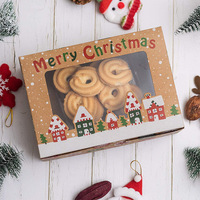 Il peut être en gros papier artisanal pour l'ouverture de la fenêtre, emballage de biscuits de noël, boîte-cadeau