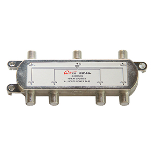Répartiteur <span class=keywords><strong>satellite</strong></span> 6 voies économique en gros d'usine 5-2400 MHz pour <span class=keywords><strong>antenne</strong></span> de récepteur <span class=keywords><strong>satellite</strong></span> - Product Image 1