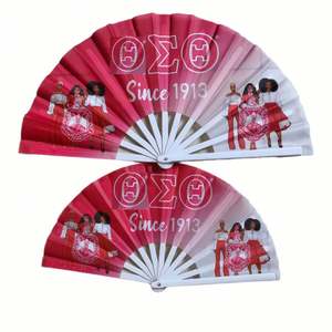 Ventilador Plegable de Mano de Plástico y Nailon Personalizado al por Mayor para Publicidad, Bodas y Manualidades - Product Image 6