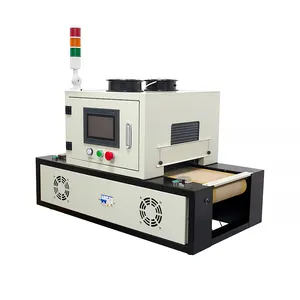 Desktop UV LED Curing Lamp with Conveyor Installed 250*250mm LED UV Curing Oven for PCB Board