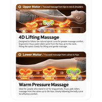 Table de massage électrique intelligente Zhipin en jade 4D avec levage intégral, acupression, contrôle tactile LCD et chauffage pour salon de beauté