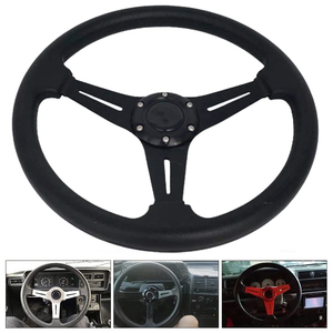 <span class=keywords><strong>Rallye</strong></span> Fast Road Track Car 350mm 14 pouces, volant de course en cuir, Modification de <span class=keywords><strong>voiture</strong></span>, volant pour OMP FORD FOCUS ST - Product Image 2