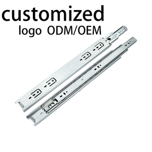 Edelstahl-Schubladenschiene Schwerlast-Kugellager Schubladenauszug Möbelbeschlag - Product Image 2