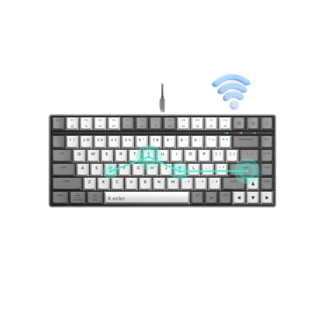 AI Mechanical Keyboard K1 Is Equipped DeepSeek-R1 104-key 2.4GHz Wireless Keyboard Featuring AI-powered Writing