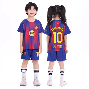 <span class=keywords><strong>Ensemble</strong></span> <span class=keywords><strong>de</strong></span> maillot <span class=keywords><strong>de</strong></span> football unisexe pour enfants 2526, maillot Riyadh n°10, tenue <span class=keywords><strong>de</strong></span> sport pour élèves du primaire et du collège, numéro étoile - Product Image 6