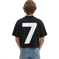 T-shirt Homme Personnalisé avec Logo – Vente en Gros, T-shirt Graphique Épais 100% Coton, Épaules Tombantes, Coupe Oversize, Style Streetwear pour Hommes