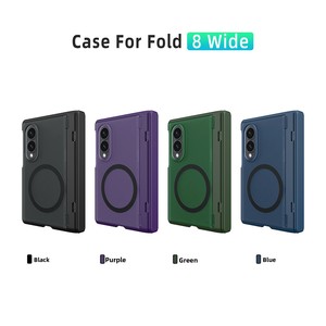รุ่นใหม่ของฮวนมินเหมาะสำหรับ Samsung ZFold8 พร้อมขาตั้งทรงเรขาคณิตแบบกว้าง ให้สัมผัสคล้ายผิวหนัง พร้อมการปกป้องแกนกลาง - Product Image 4