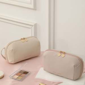 New Design Portable Travel PU Handy Bag Zipper Cosmetics <b>Lipsticks</b> Pouch Bag Waterproof Makeup Organizer Pouch Bag - Product Image 1