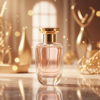 Flacon de parfum en verre de luxe épais de 1,7 fl.oz, avec bouchon en liège, design Dongguan Antique Spray Mens Iced Tower Purse Wood, pour café à membrane