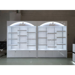 Espositore Autoportante per Parrucche ed Extension con Struttura <span class=keywords><strong>in</strong></span> Legno e Metallo, Ripiani Regolabili per Saloni, Negozi di Parrucche e Boutique di Bellezza - Product Image 6