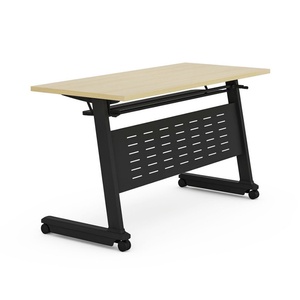 Free Samples Modern <b>Foldable</b> Aluminum Commercial Office Table for School & Hospital Use Eco-Friendly Design - Product Image 3