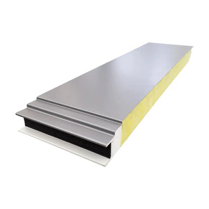 Pannelli Sandwich isolati in PU/PIR-pannelli per pareti/tetto in metallo ignifugo e leggero per edifici con struttura in acciaio | All'ingrosso - Product Image 3