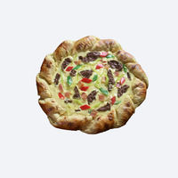 Modèle de pizza en PVC 10 et 12 pouces simulant des affichages de nourriture dans des restaurants occidentaux utilisés comme articles décoratifs dans des fenêtres de restaurant