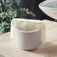 Étagère de rangement moderne pour éponges de cuisine, séchage rapide, absorption de l'humidité, organisation du comptoir