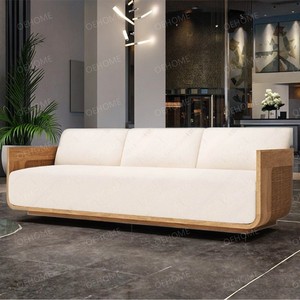 Modern Fabric Living Room Bedroom Furniture Set Eco-Friendly Upholstered <b>Sofa</b> Bed Coffee <b>Table</b> <b>Side</b> <b>Table</b> Storage Cabinet - Product Image 5