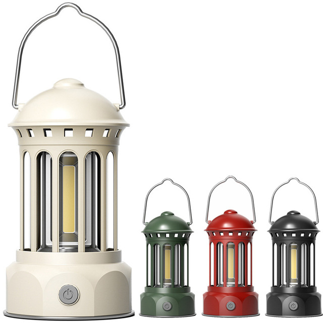 2025 USB Rechargeable LED Emergency Lantern Light Weight Portable Camping Lamp for Fishing Crank Hand Cranking System