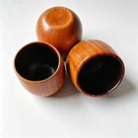 Tasse en bois de jujube pour boire de l'eau et déguster du thé, tasse à thé en bois pour la maison, le bureau, la présentation et les cadeaux